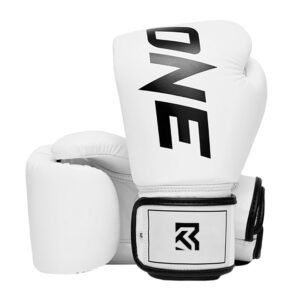 One Boxing Gloves White